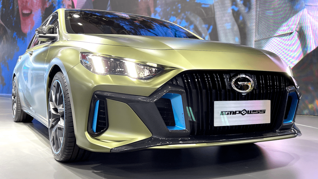 以轻跑之名以战机之形广汽传祺empow55轿车即将运动驾临