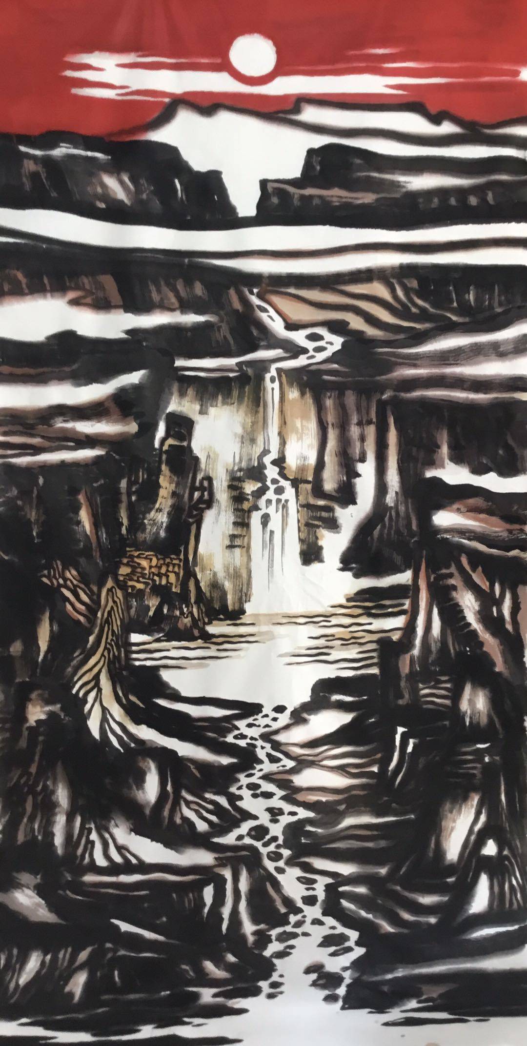 人民美术家--著名山水画家姚厚武的"水墨乐章"_作品