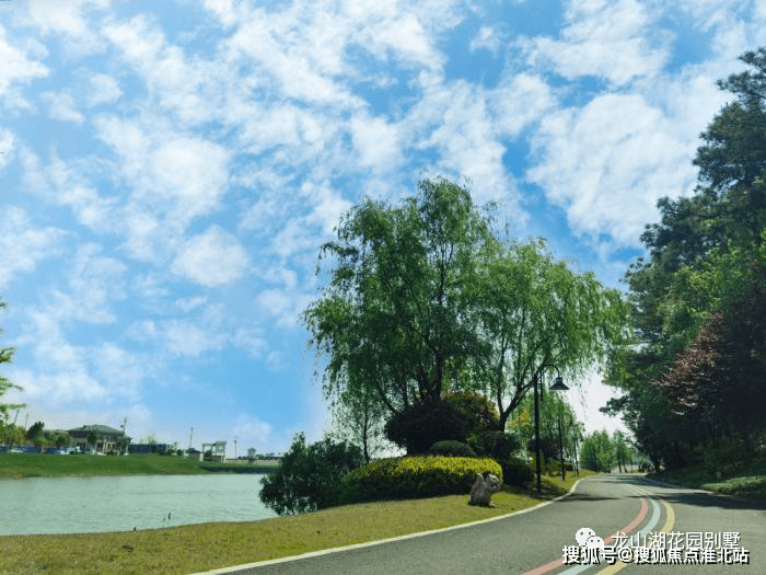 项目坐落在有着"南京1小时度假后花园"之称的句容,坐拥约600亩龙山湖