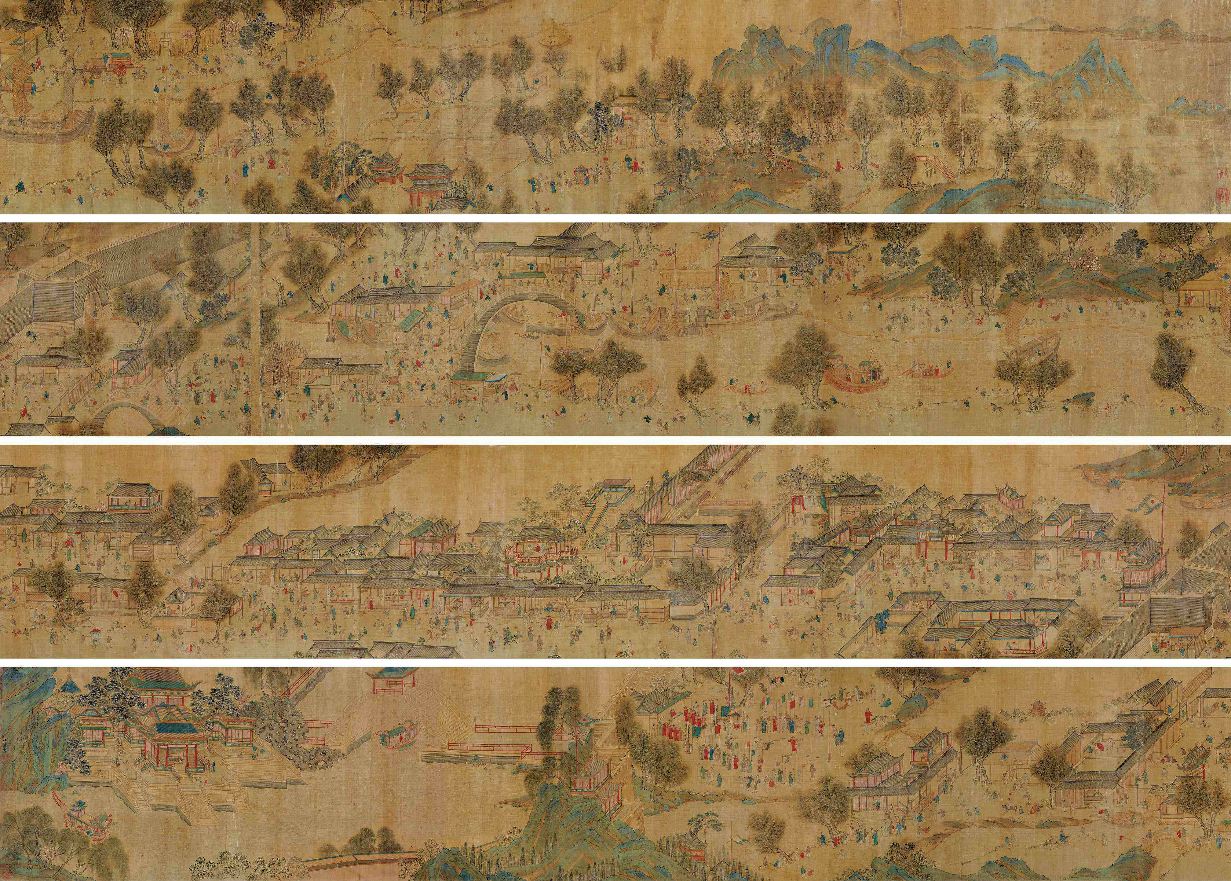 海上丝绸之路国画图片