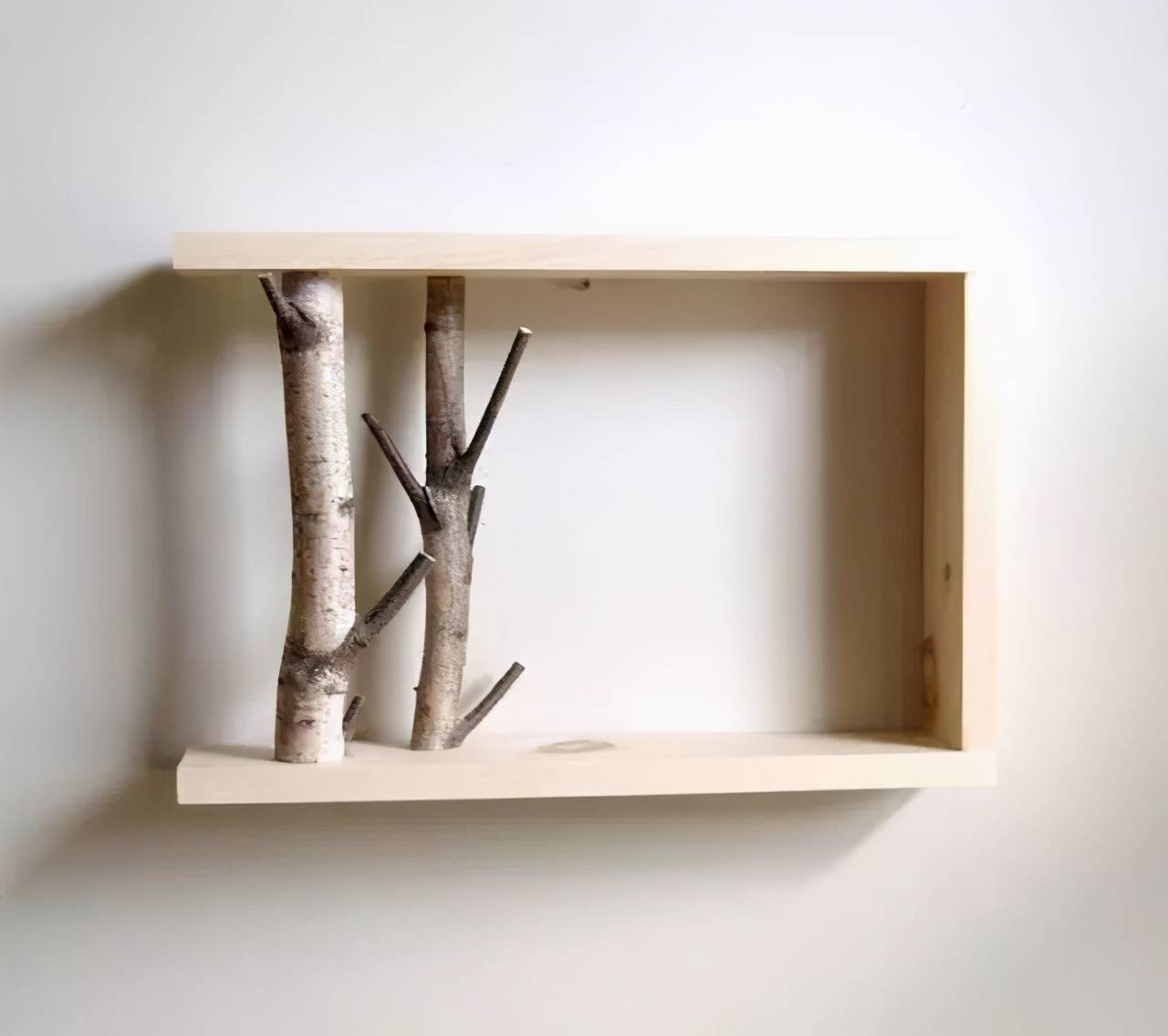 1, 储物架即便是一根破木头,在艺术家们的手中,也能造型百变,创意满满