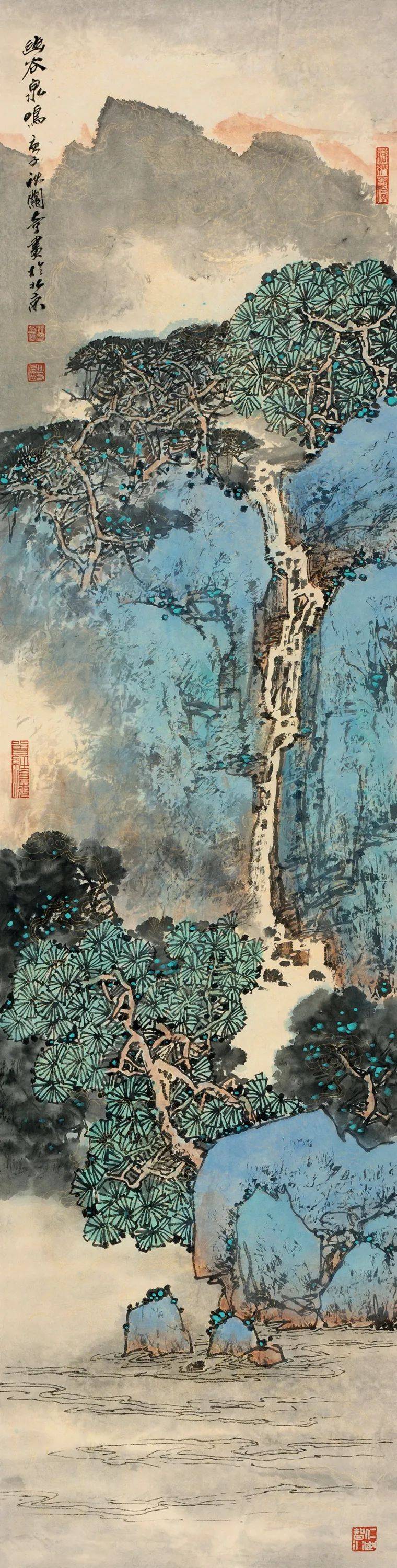 展讯金山银山关奇中国画精品展