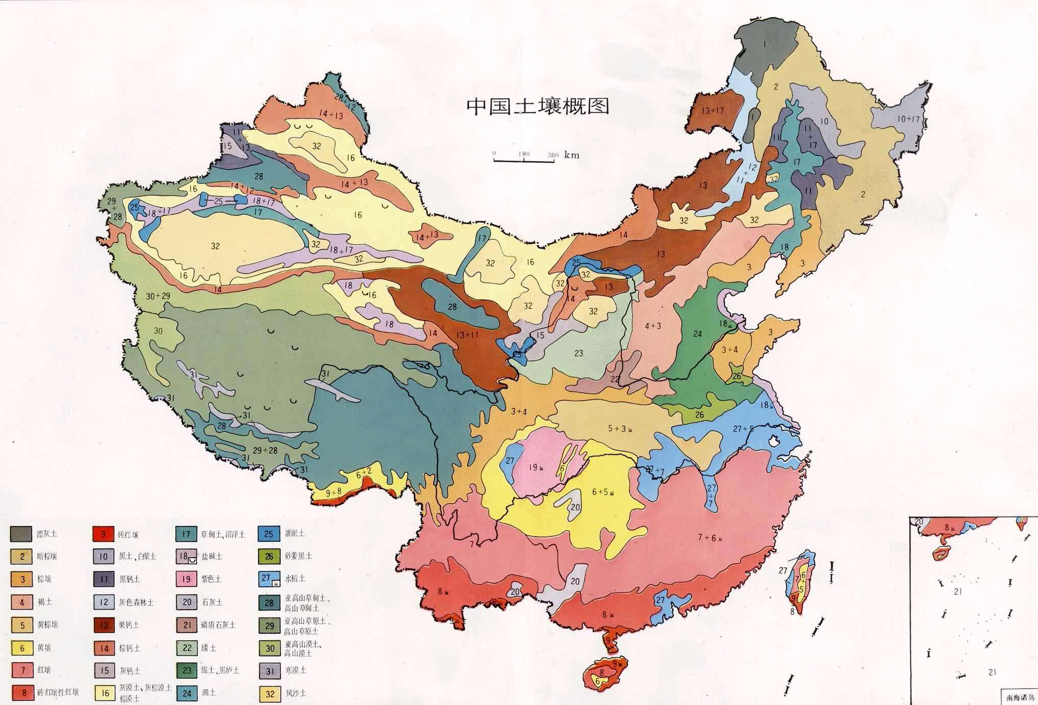 世界土壤颜色分布图图片