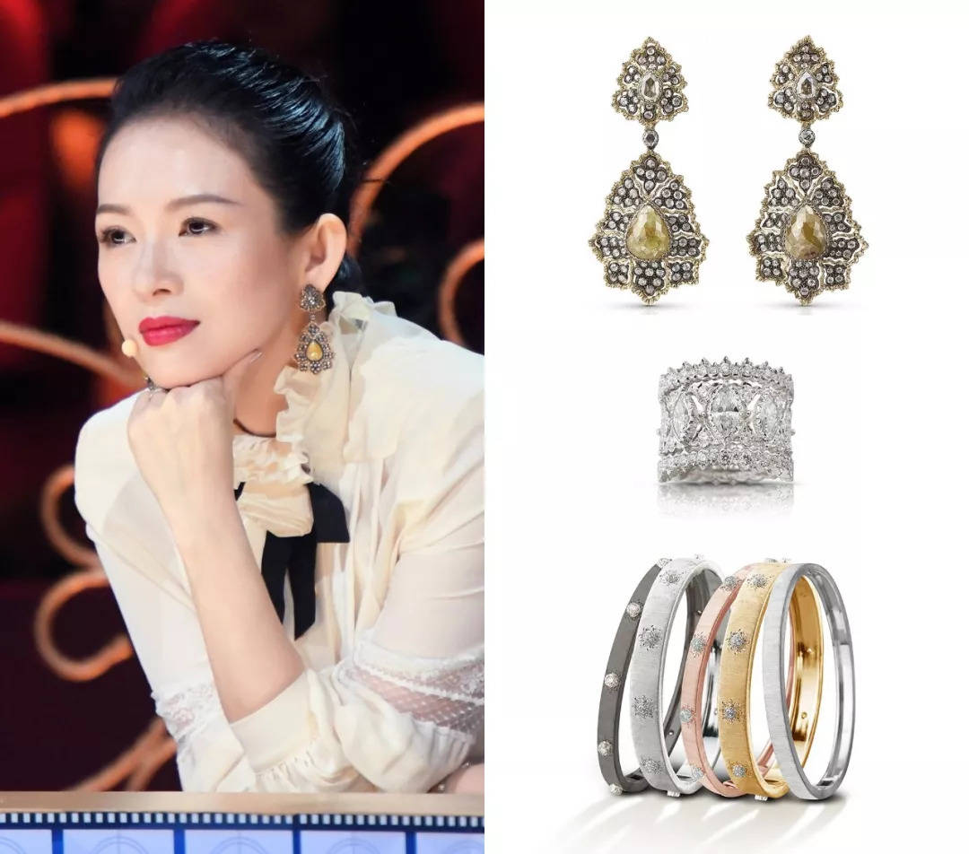 章子怡得罪摄影师了?穿高定礼服戴5亿钻石,却被拍成这模样_珠宝