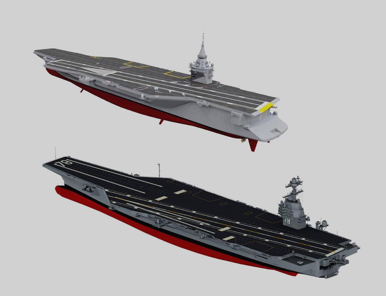 七万吨,核动力,力压英国女王级—法国宣布建造新一代核动力航母_手机