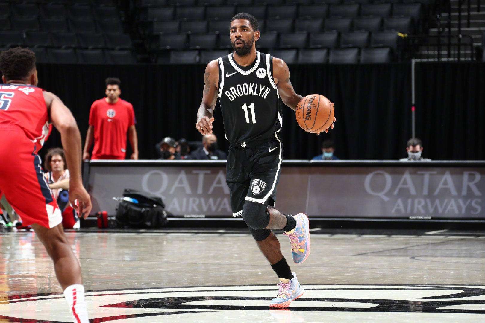 杜兰特篮网首秀,篮网双星合砍33小胜奇才,那个男人回来了