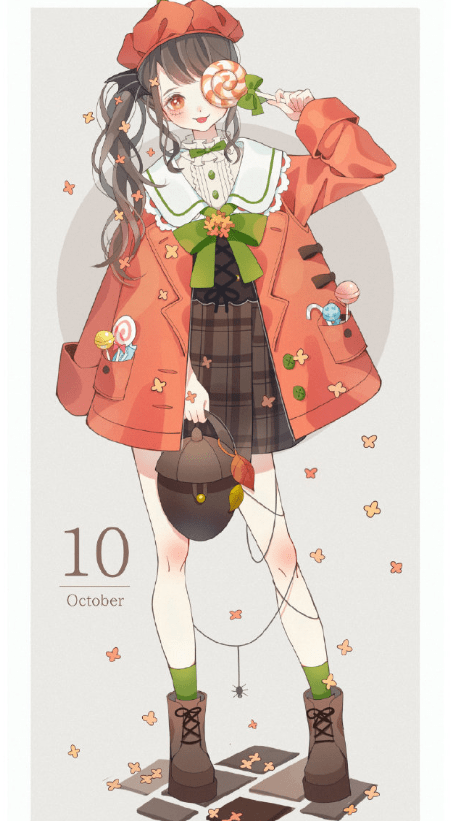 原创十二月份化身美少女五月成为呆萌兔耳少女十二月太过精致