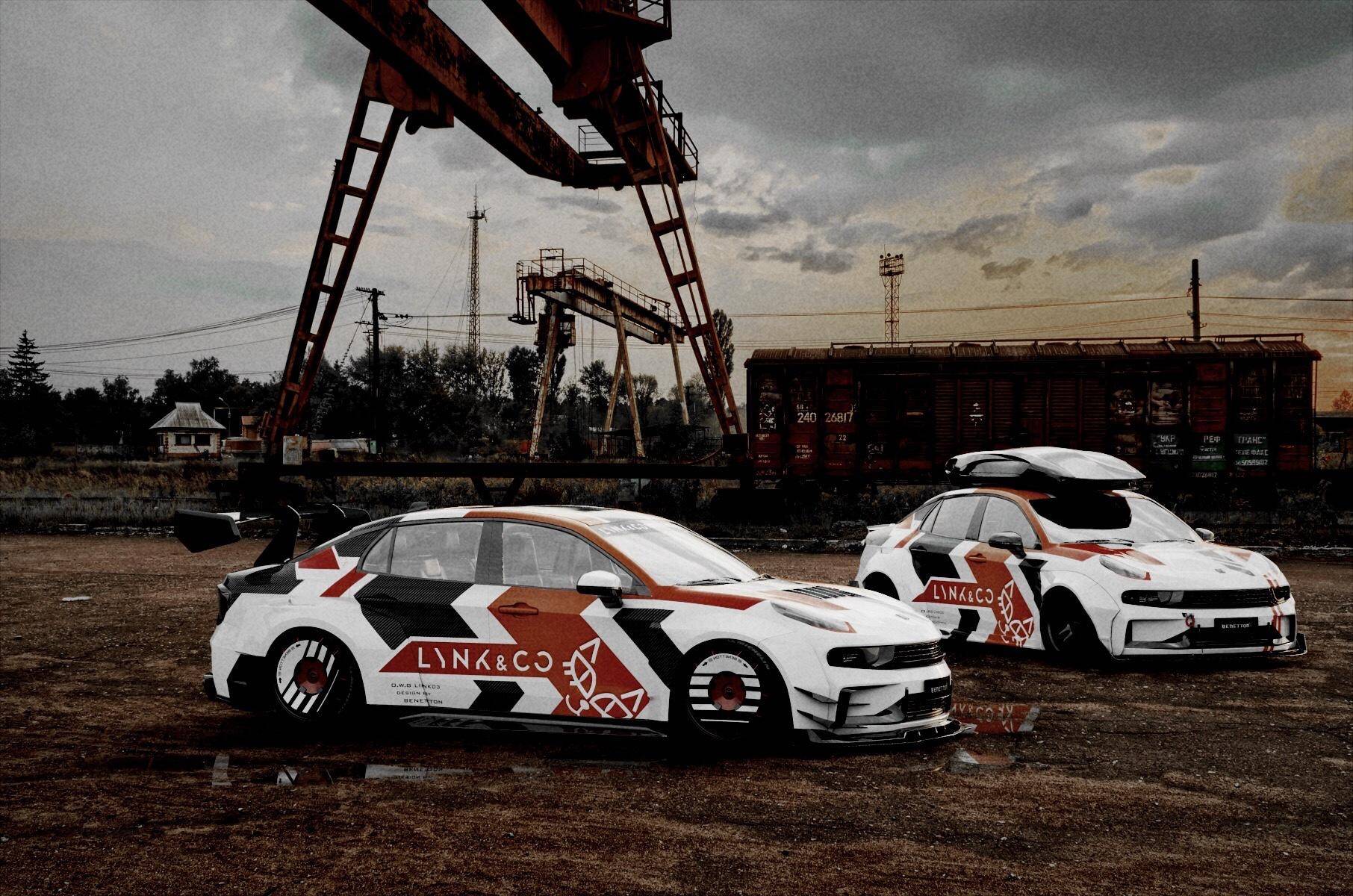 lynk03汽车改色私人定制彩绘宽体赛道涂装实车