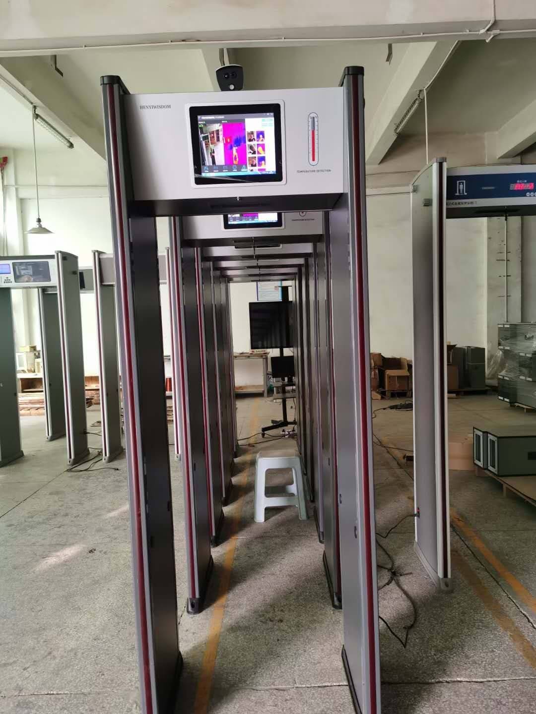 防疫测温终端设备 热成像测温门 通过式人体测温门