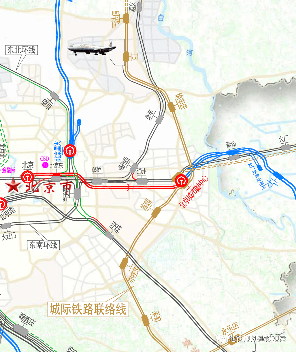 十四五期间城市副中心地铁建设项目公布m102线确认分段实施