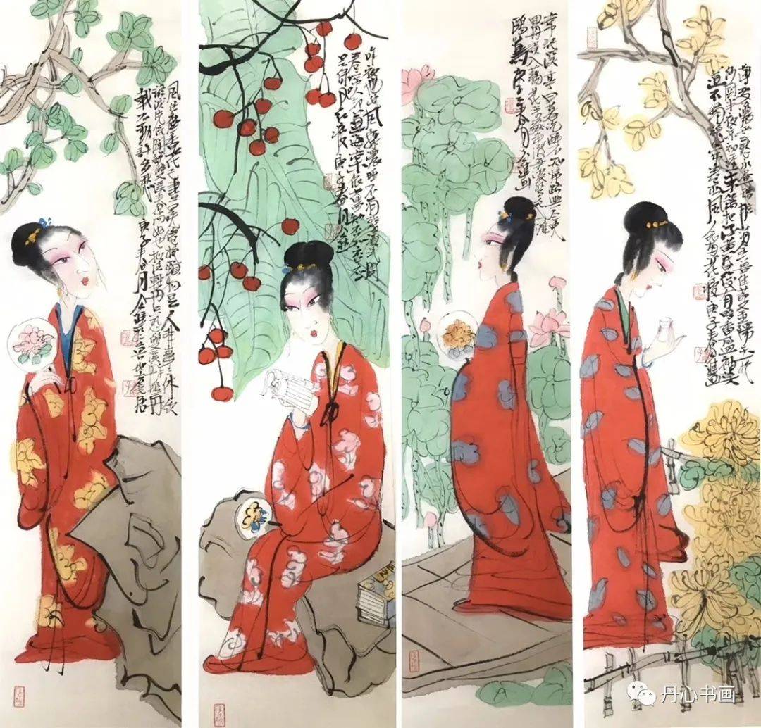 墨色通透有生机,人物幽默有趣味|人物画家公进