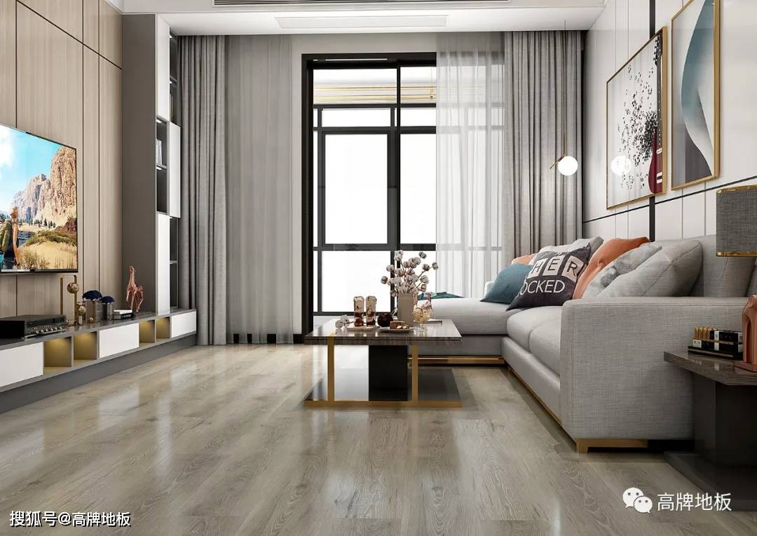 爆火的灰色木地板,不仅超时髦,铺了还很耐脏!