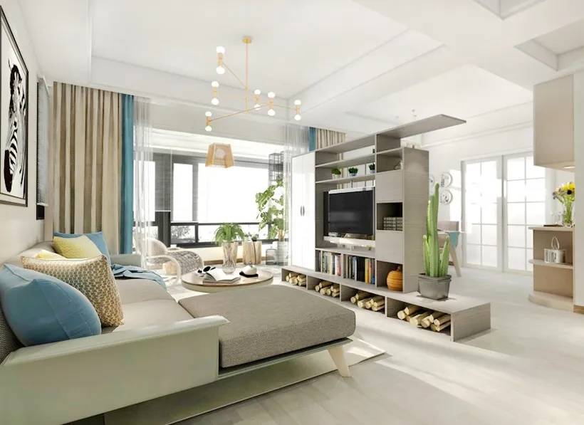 难怪带横厅的房子越来越受欢迎78㎡装出豪宅范高级大气