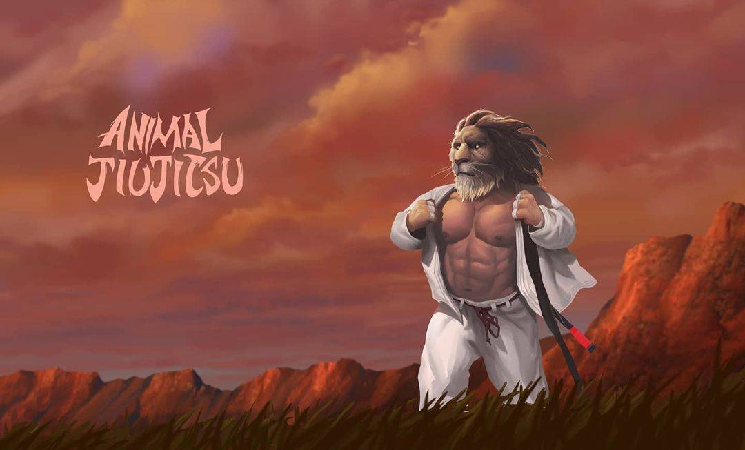 jiujitsu animal team & sports巴西柔术动物海报集