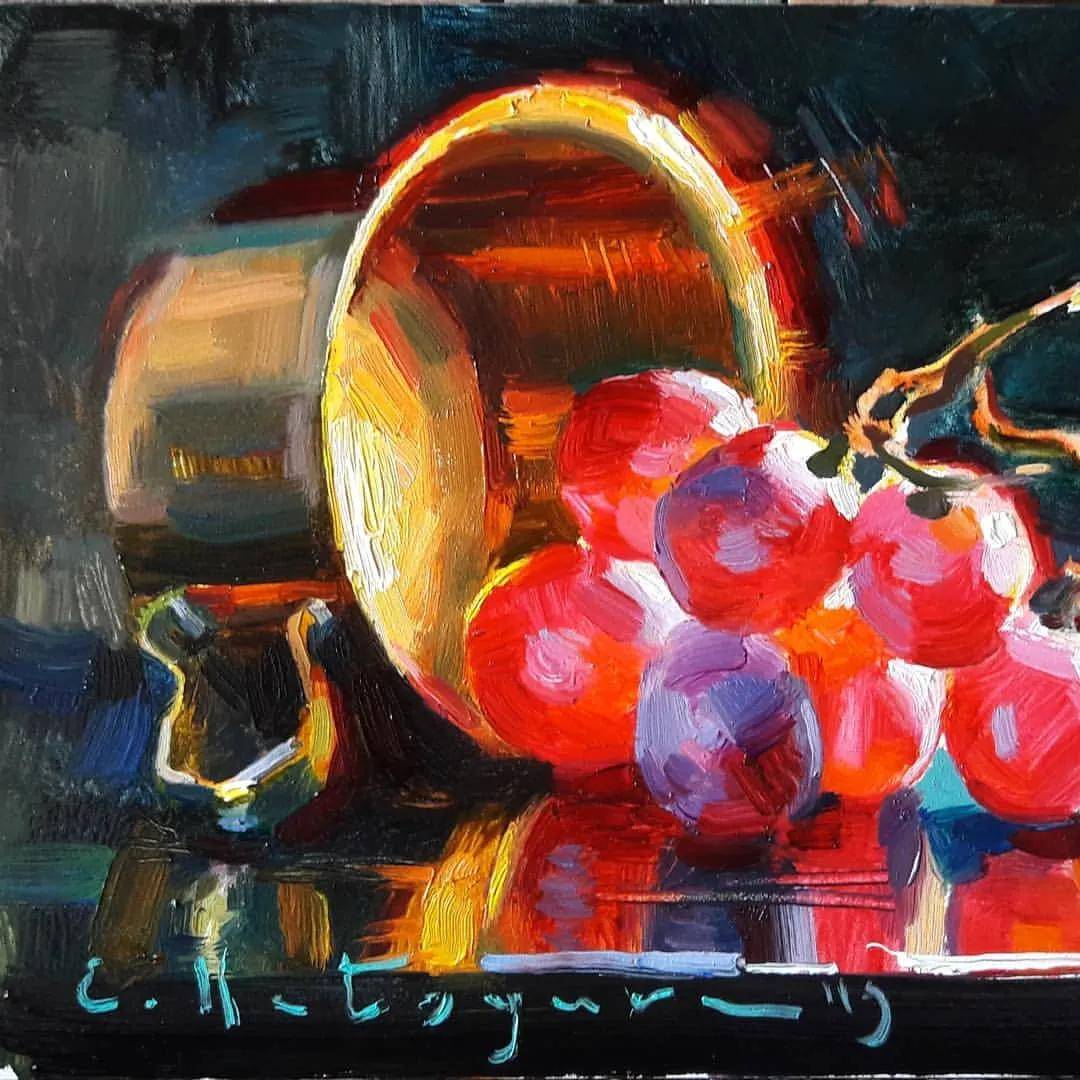 来学学!校尉美术带您欣赏饱和度满满的绘画作品