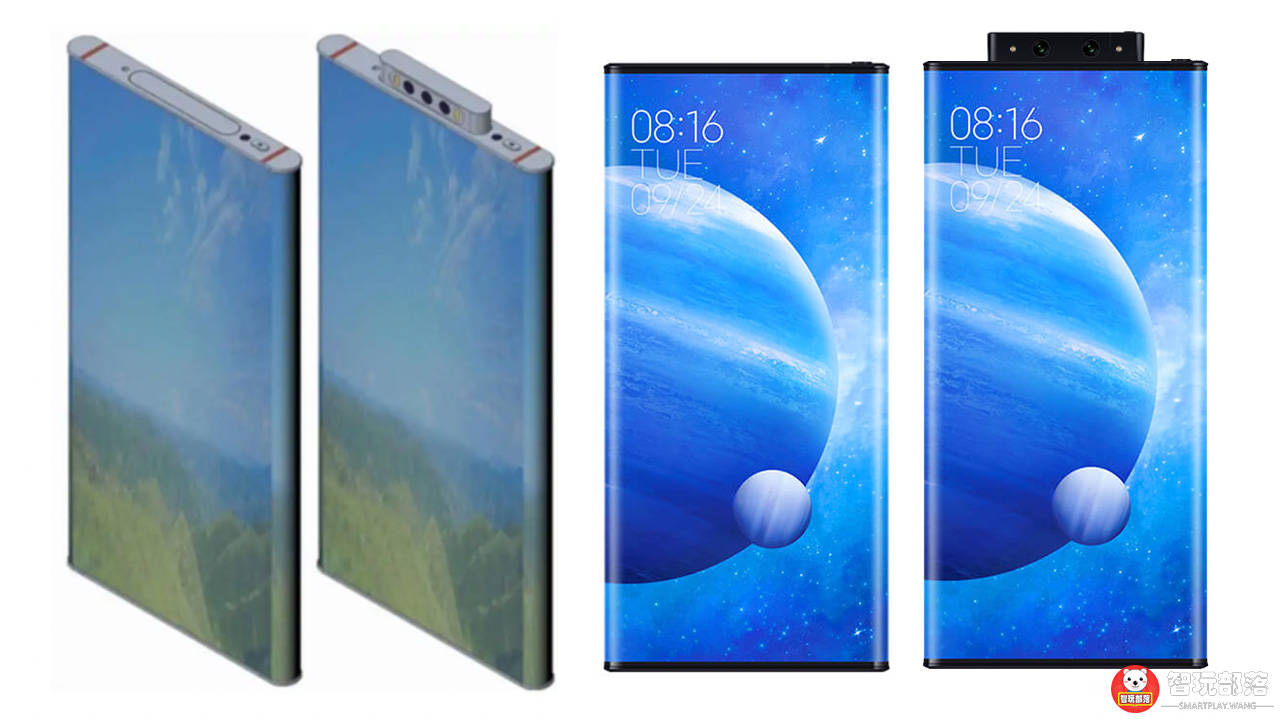 小米mixalpha2代曝光升降摄像头360度环绕屏