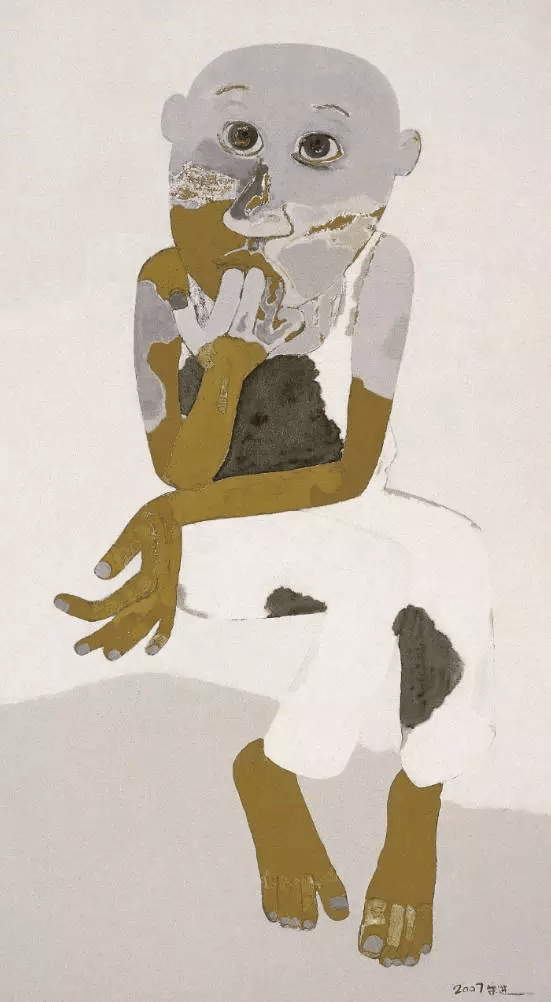 【典藏 · 观想 】 镜子——解读朱进岩彩画人物篇