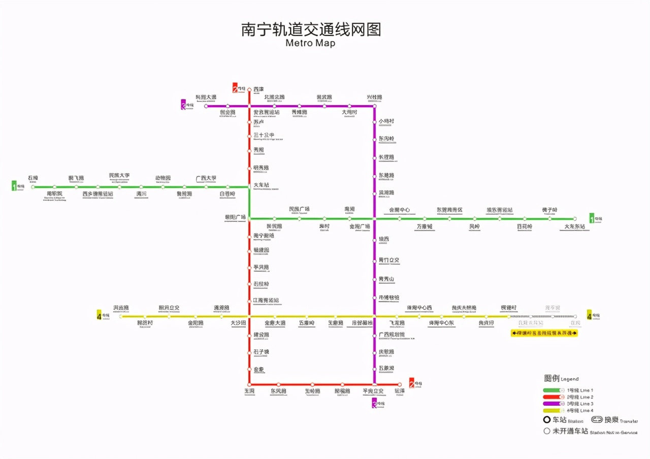 南宁地铁4号线规划图图片