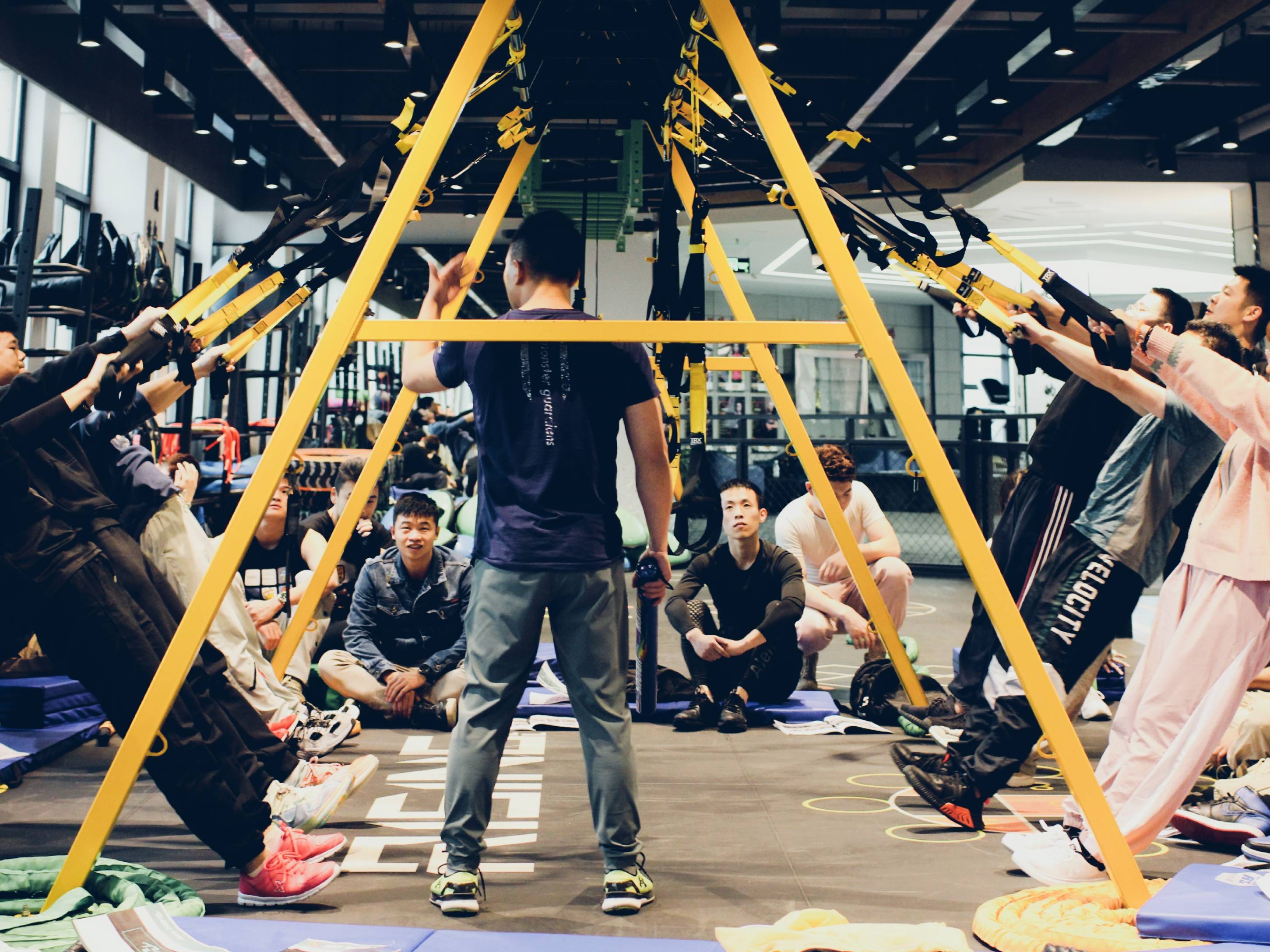 耀火健身学院南通校区课堂记实