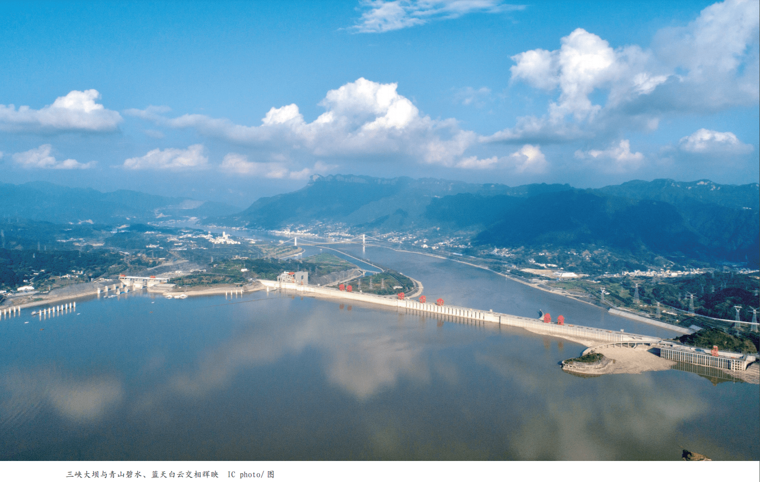 三峡大坝卫星全景图图片