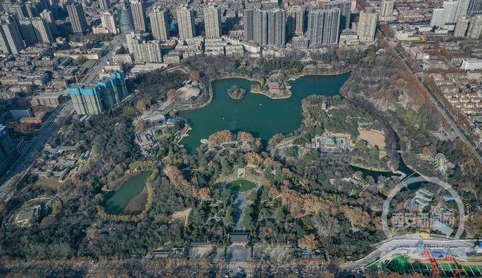 兴庆宫公园要闭园大修了趁现在赶快看看航拍的兴庆公园