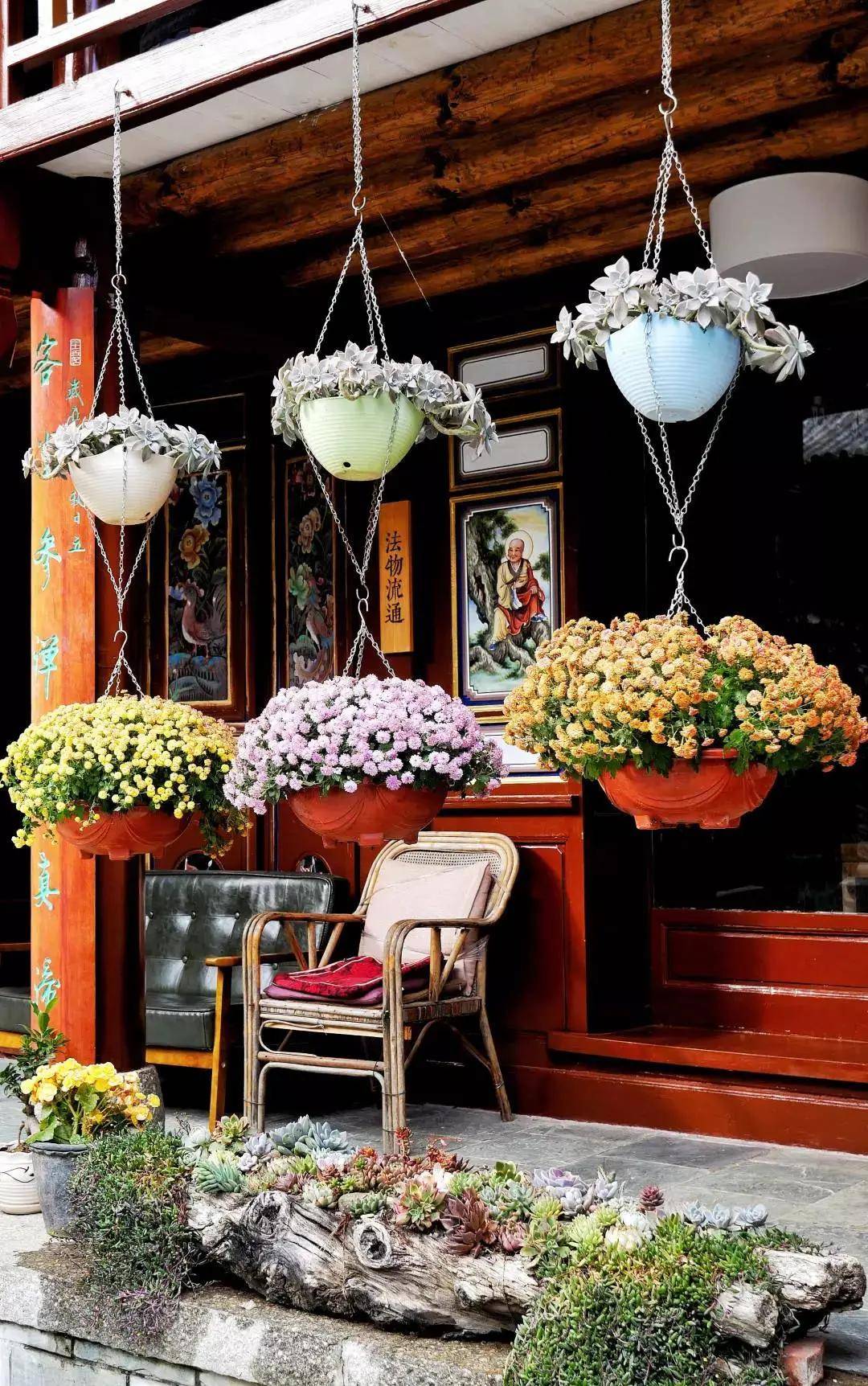 虫鸣 诠释出真正的诗情画意 跨进寺院的门槛 仿佛一秒穿越至春天花房