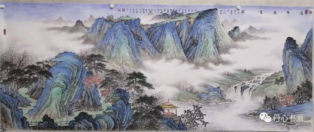 清淡雅致,精巧宜人|仿古山水画家黄开前_作品