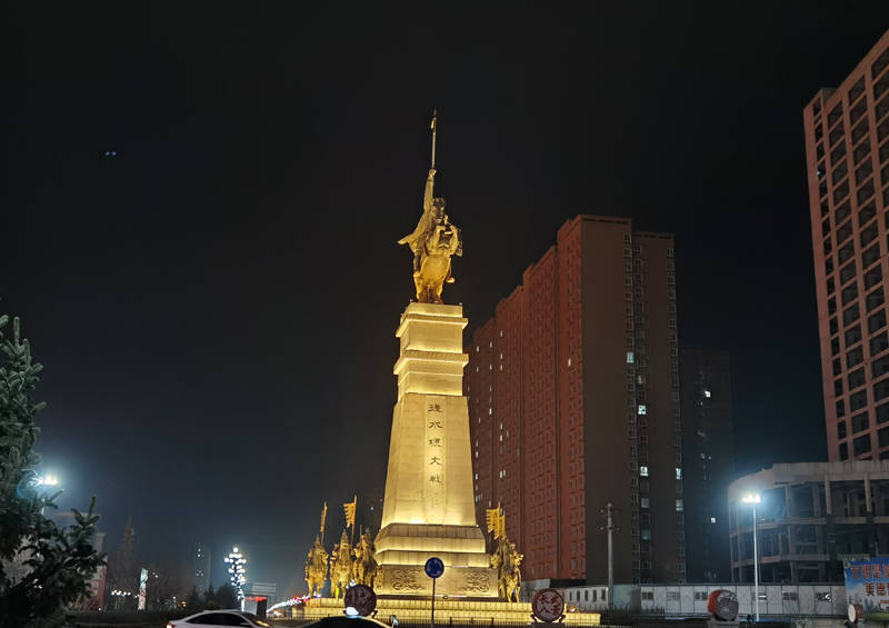 陕西长武县浅水塬大战雕塑欣赏