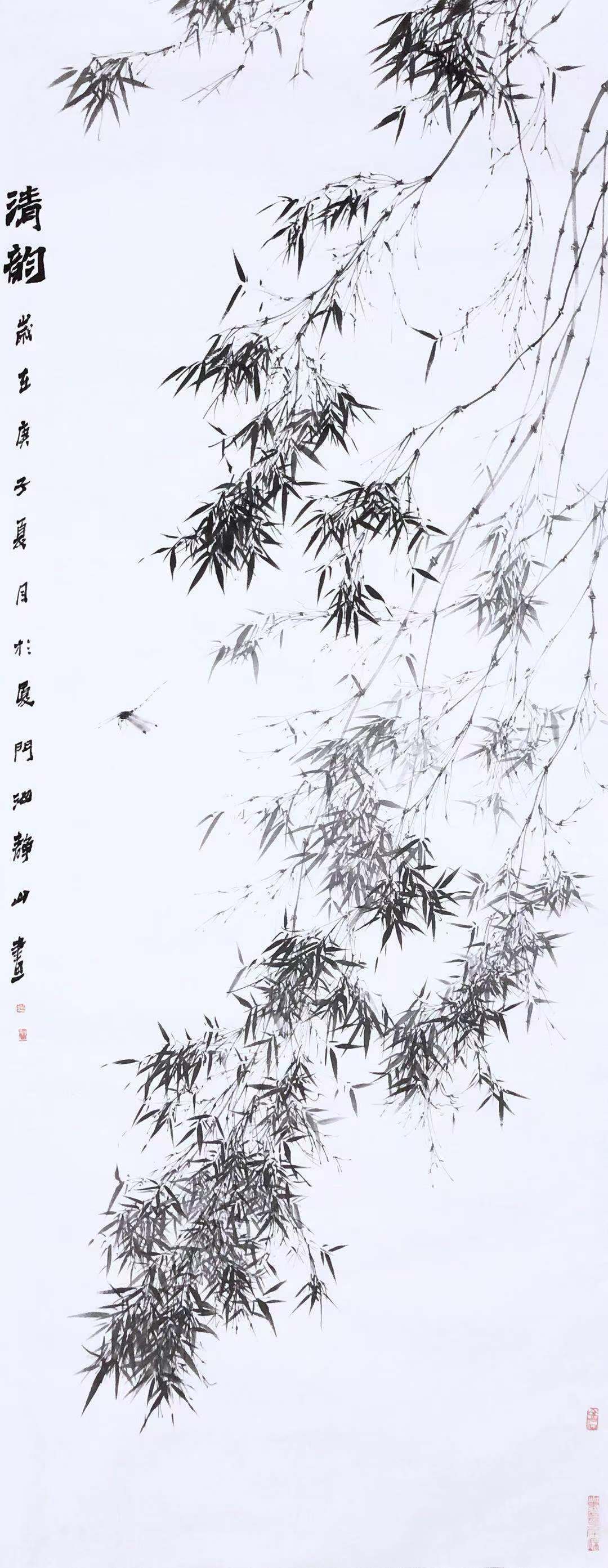 竹影清风 | 池静山墨竹作品选赏