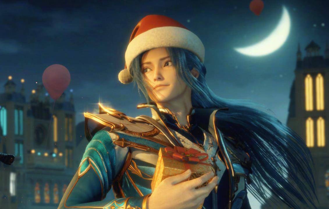 斗罗官方发布圣诞贺图三对情侣全被拆散胖子成为赢家