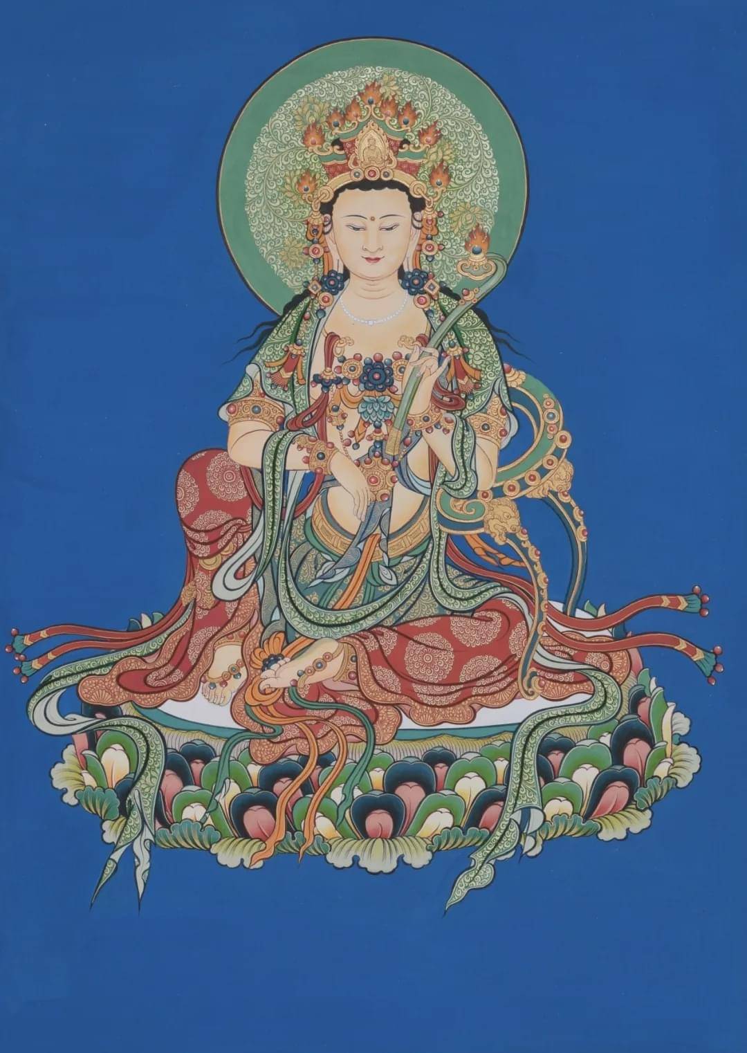 中国当代艺术网艺术顾问桑吉才让藏地唐卡大师的闽茶缘