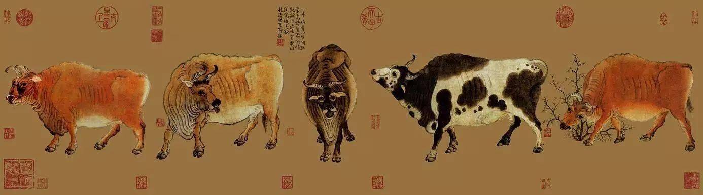 唐.韩滉《五牛图》
