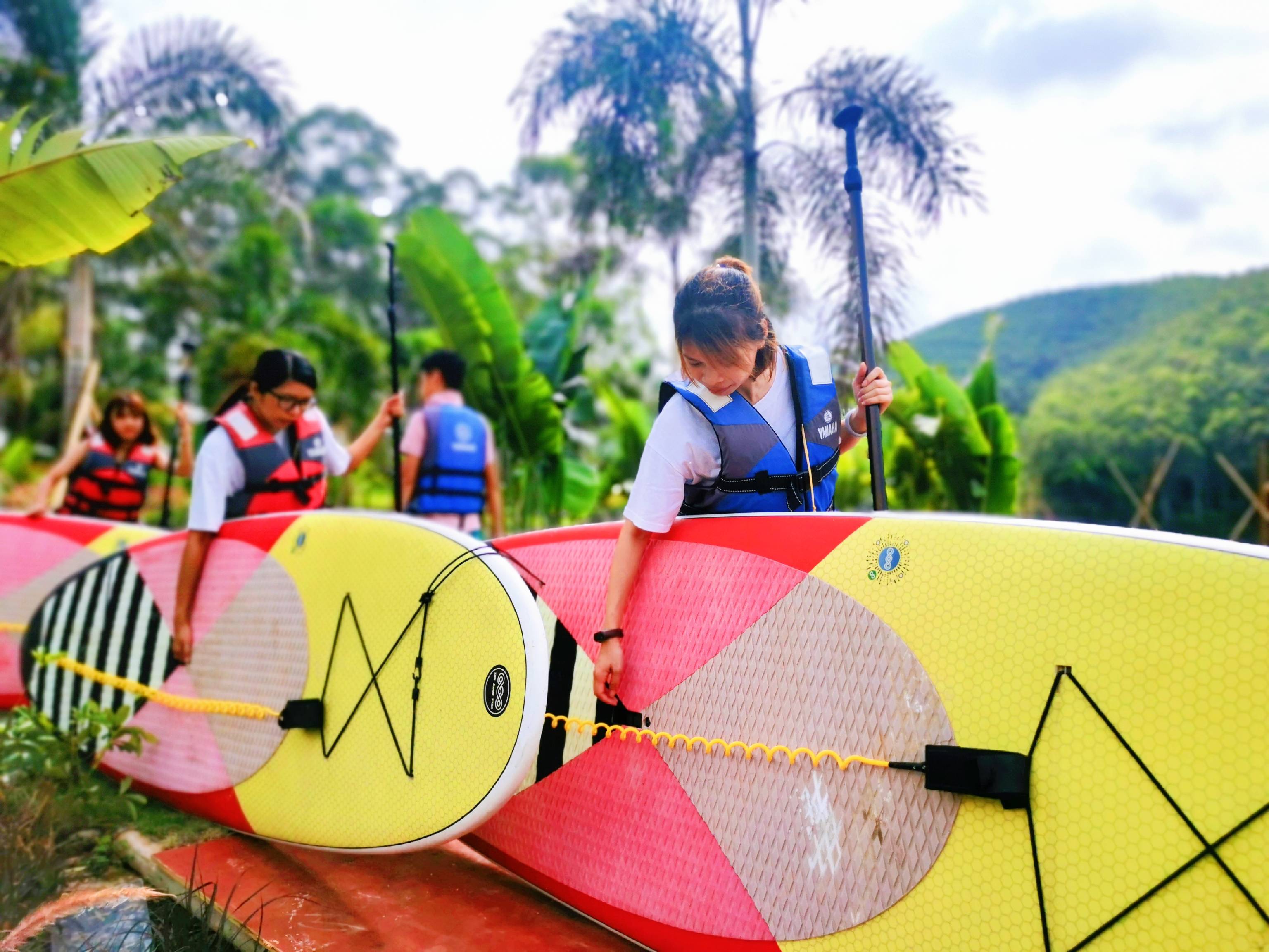 自然生态平衡艺术猫爪谷原生态农场划着桨板消磨秘境度假时光