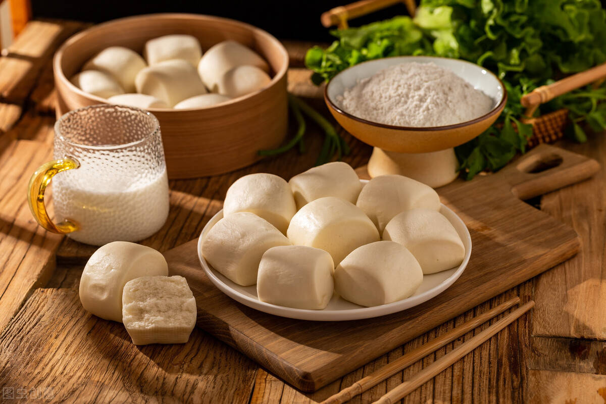 原创山药小馒头健脾养胃养生家常美味营养丰富好吸收做法简单