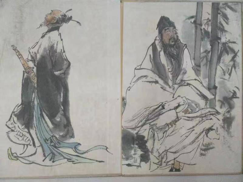 古雅轩文化传媒推荐八大山人人物画册赏析-搜狐大视野-搜狐新闻