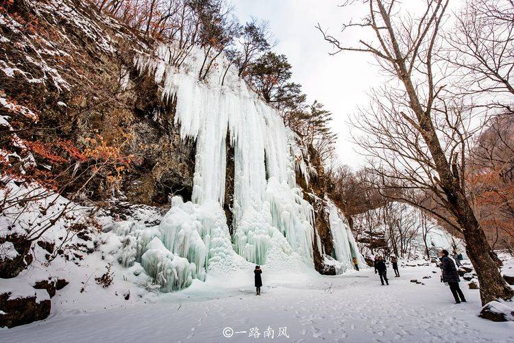 东北最大的冰瀑布群，位于辽宁本溪，冬天美成了仙境！