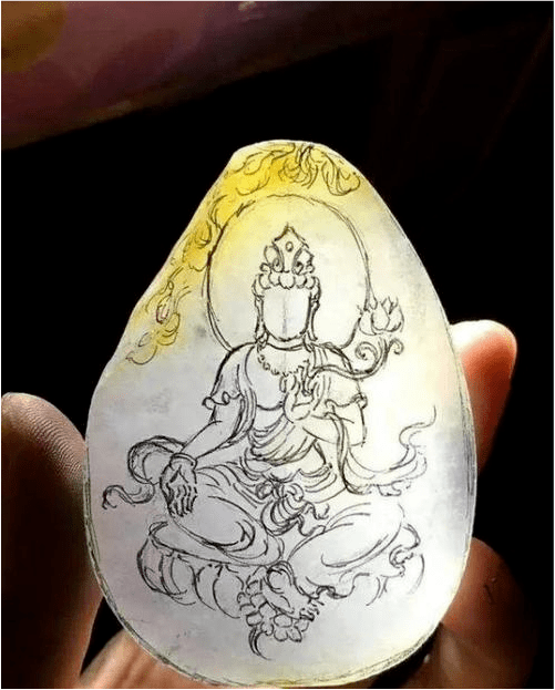 西方三圣之翡翠大势至菩萨寓意介绍
