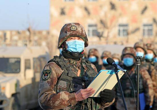 新疆军区某训练基地官兵快速掀起2021年度开训热潮