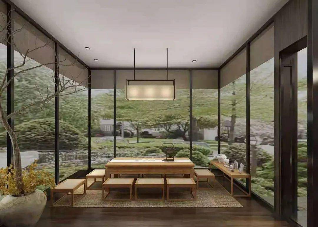 茶室茶空间,诗意空灵,风雅相伴,生活可静可不简单