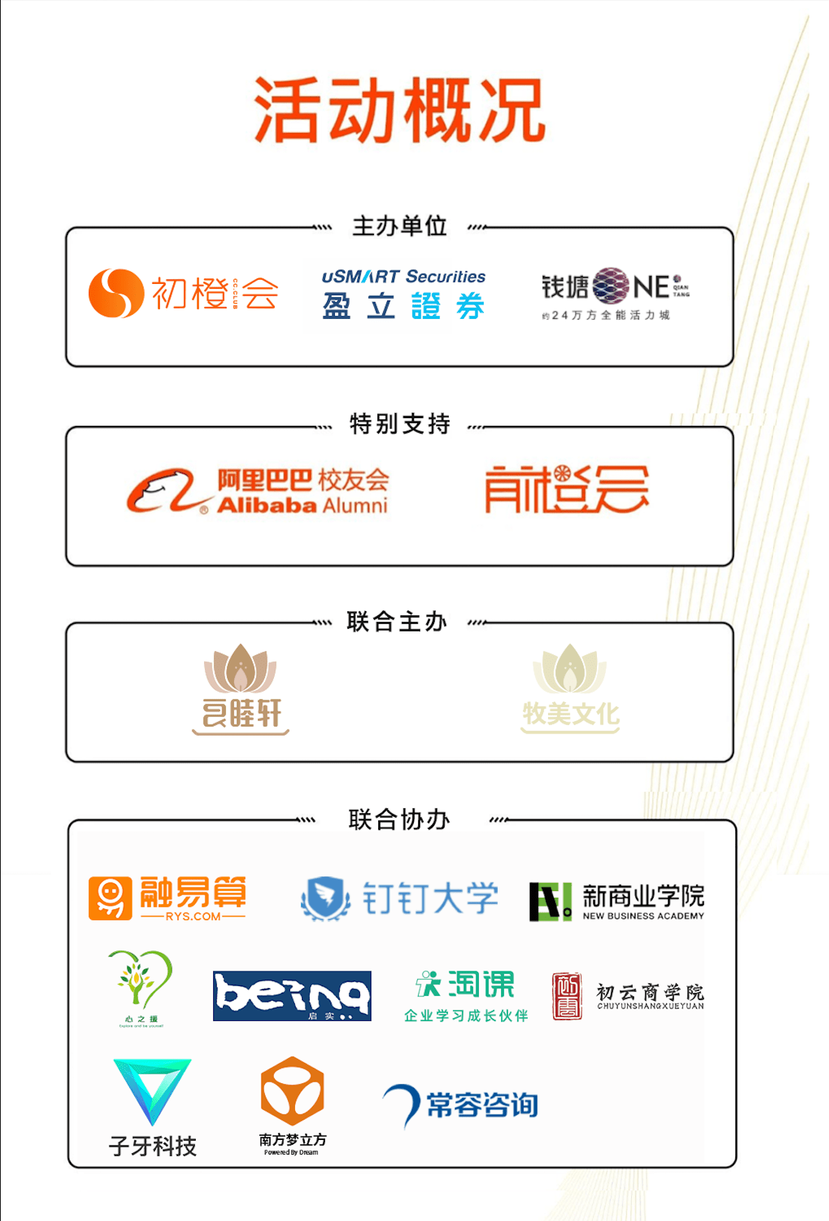 颜伟阳 圣都装饰 董事长廖杰远 微医 ceo特邀嘉宾戚晓宁 湖畔魔豆公益