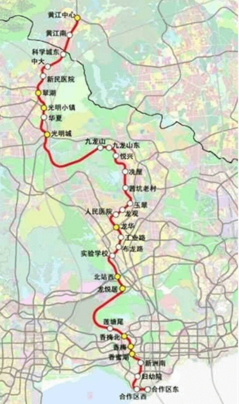 深圳龙华官宣:22号线,6号线支线初步纳入地铁5期