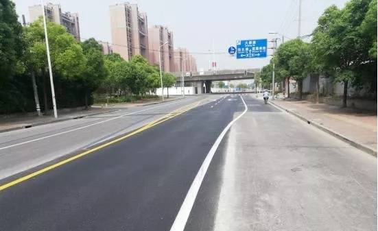 施工后铁力路铁力路积水改造范围为泰和路-化肥厂,雨水主管改造总长约