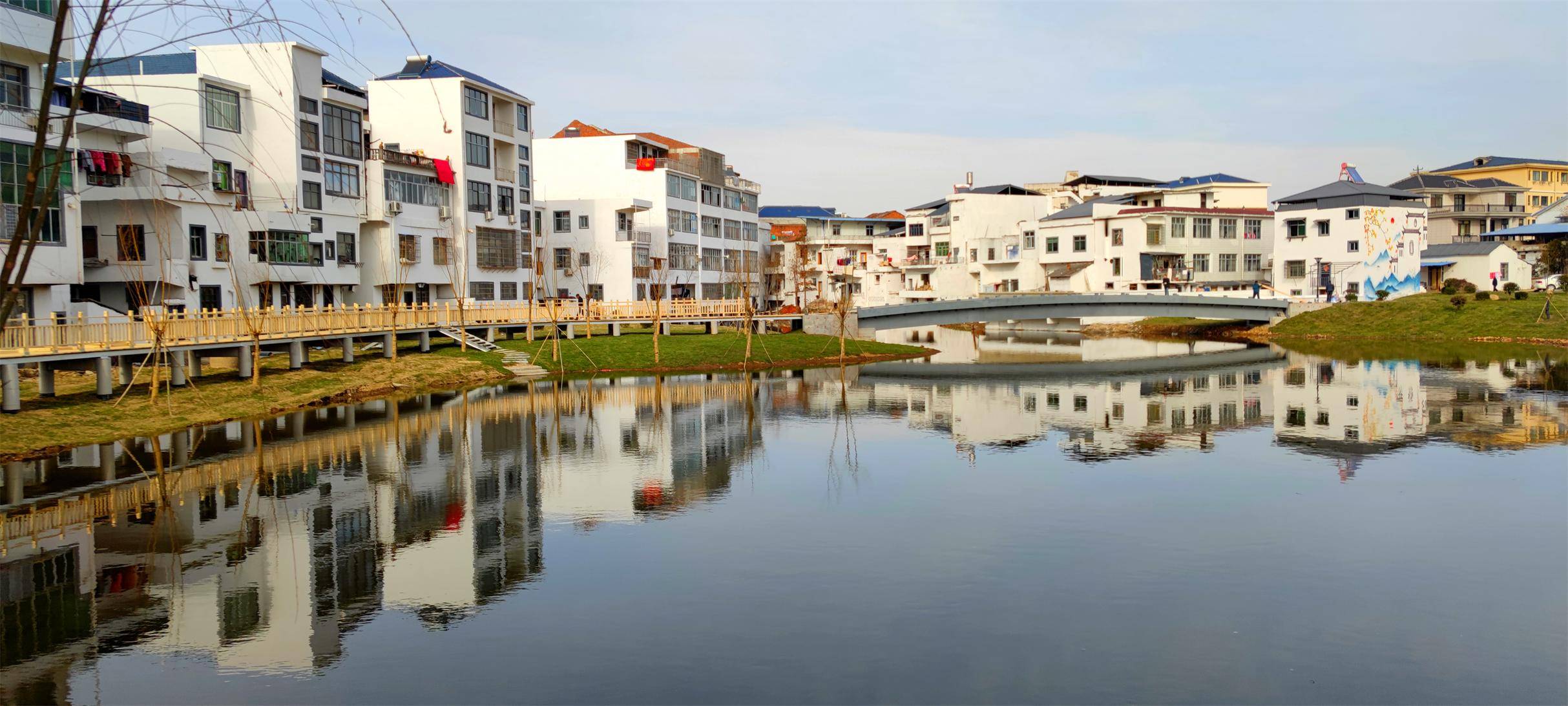 湖口县流泗镇瑞龙湿地公园全景图出炉