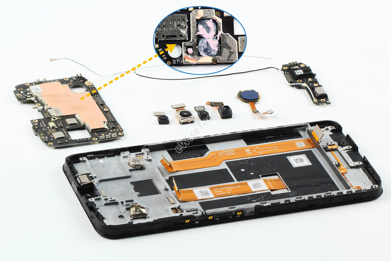 e拆解:千元5g realme q2i如何控制成本,实现998的售价_主板