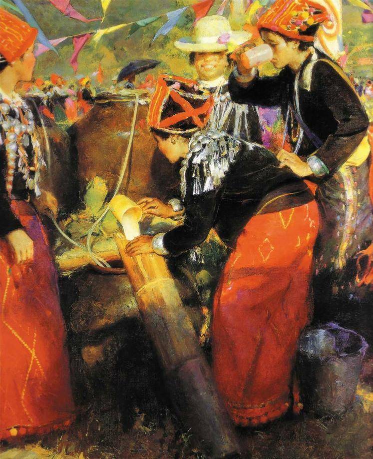 格调清新用笔准确旅美艺术家张文新油画人物作品欣赏