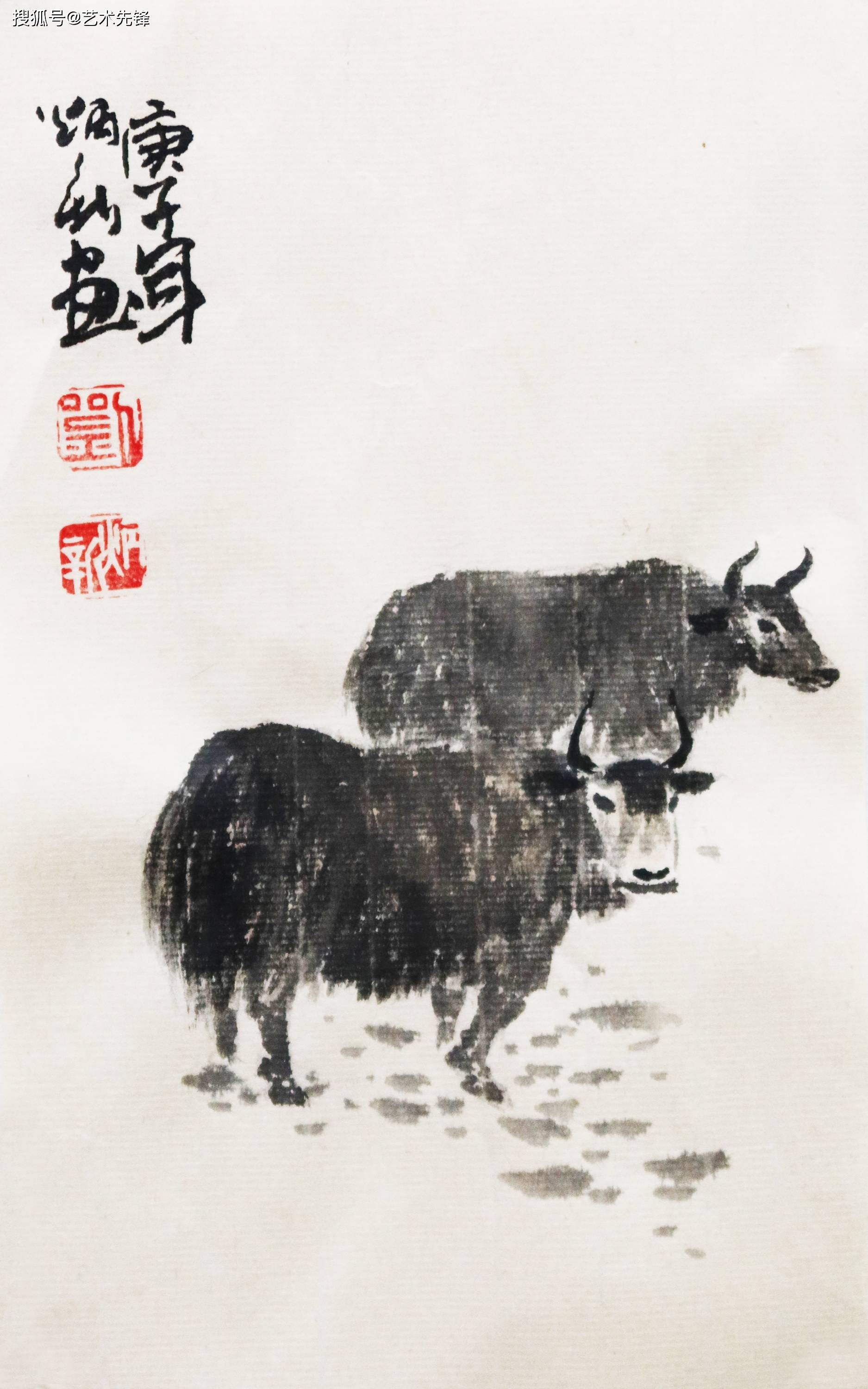 画牦牛的画家图片