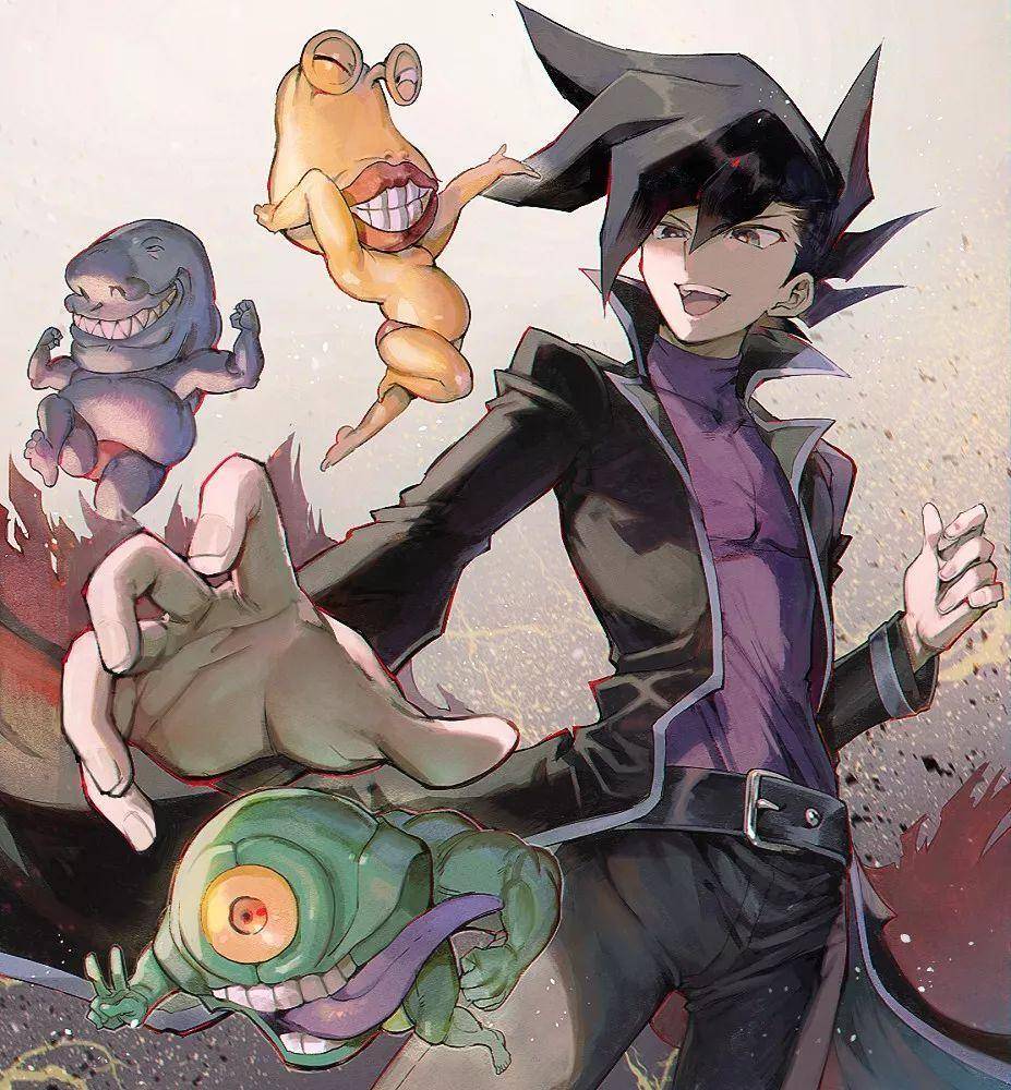 原创堪比神的宣告的怪兽卡光与暗之龙