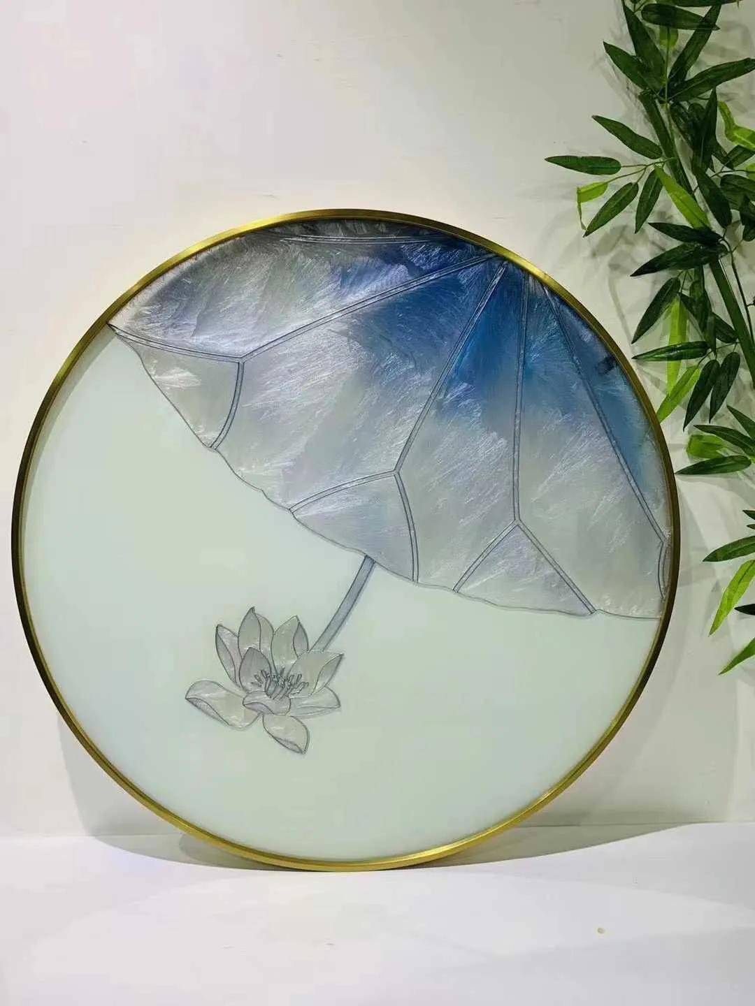 妙彩晶瓷画:珐琅彩让家变得雍华贵更有品位