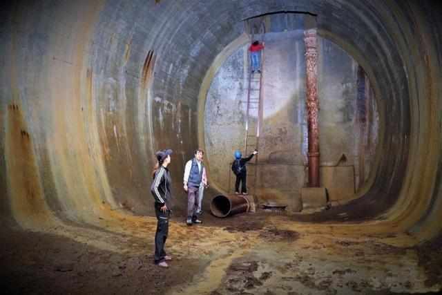 台湾挖掘出二战日军地下蓄水库，进去后眼前的景象另人称奇