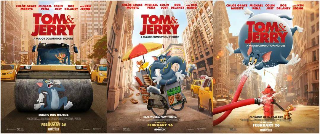 真人CG电影《猫和老鼠》发布最新海报即将在北美地区上映_杰瑞